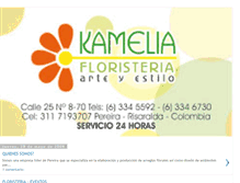 Tablet Screenshot of kameliafloristeria.blogspot.com