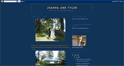 Desktop Screenshot of joannaandtyler.blogspot.com