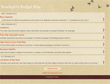 Tablet Screenshot of beachgirlsbudgetblog.blogspot.com