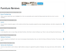 Tablet Screenshot of furniture-reviews.blogspot.com