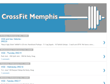 Tablet Screenshot of crossfitmemphis.blogspot.com