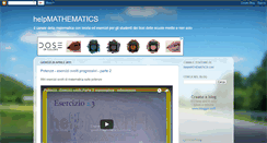 Desktop Screenshot of helpmathematics.blogspot.com
