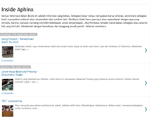 Tablet Screenshot of insideaphinx.blogspot.com
