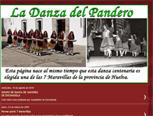 Tablet Screenshot of danzadelpandero.blogspot.com