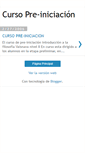 Mobile Screenshot of cursopreiniciacion.blogspot.com