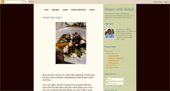 Desktop Screenshot of dinnerwithdaniel.blogspot.com