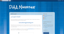 Desktop Screenshot of dhamagazine.blogspot.com