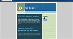 Desktop Screenshot of forthecool101.blogspot.com