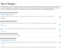 Tablet Screenshot of jjtracker.blogspot.com