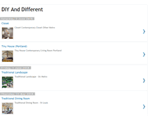 Tablet Screenshot of diyanddifferent.blogspot.com