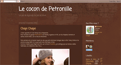 Desktop Screenshot of le-cocon-de-petronille.blogspot.com