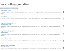Tablet Screenshot of lauraroutledgejournalism.blogspot.com