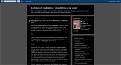 Desktop Screenshot of cladistica.blogspot.com