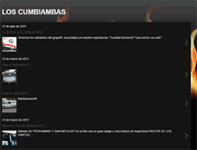 Tablet Screenshot of loscumbiambas.blogspot.com