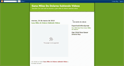 Desktop Screenshot of ganamilesdedolaressubiendovideos.blogspot.com