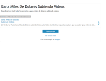Tablet Screenshot of ganamilesdedolaressubiendovideos.blogspot.com