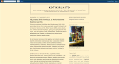 Desktop Screenshot of kotikirjasto.blogspot.com