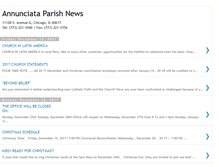 Tablet Screenshot of annunciata-parish-news.blogspot.com