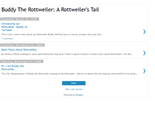 Tablet Screenshot of buddy-the-rottweiler.blogspot.com