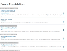 Tablet Screenshot of earnestexpostulations.blogspot.com