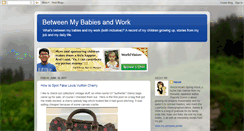 Desktop Screenshot of betweenbabyandwork.blogspot.com