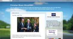 Desktop Screenshot of christianmusicministries.blogspot.com