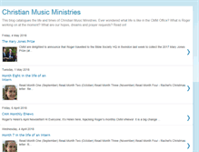 Tablet Screenshot of christianmusicministries.blogspot.com