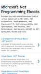 Mobile Screenshot of getdotnetebooks.blogspot.com