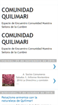 Mobile Screenshot of comunidadquilimari.blogspot.com