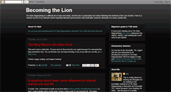 Desktop Screenshot of becomingthelion.blogspot.com