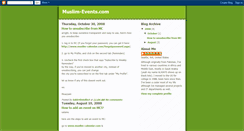 Desktop Screenshot of muslim-events.blogspot.com