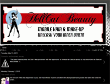 Tablet Screenshot of hellcatbeauty.blogspot.com