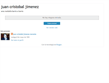 Tablet Screenshot of juancristobaljimenez.blogspot.com