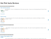 Tablet Screenshot of hotpinksocksreviews.blogspot.com