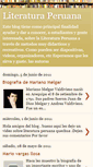 Mobile Screenshot of literaturaperuanarosarina.blogspot.com