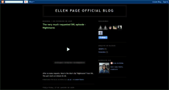 Desktop Screenshot of ellenpageonline.blogspot.com