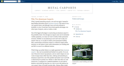 Desktop Screenshot of metalcarports.blogspot.com