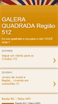 Mobile Screenshot of galeraquadrada.blogspot.com