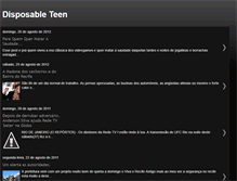 Tablet Screenshot of disposableteenbrazil.blogspot.com