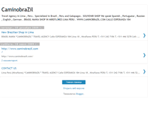 Tablet Screenshot of caminobrazil.blogspot.com