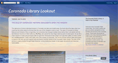 Desktop Screenshot of coronadolibrarylookout.blogspot.com