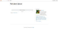 Desktop Screenshot of fishdontdance.blogspot.com