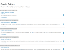 Tablet Screenshot of comiccritics.blogspot.com