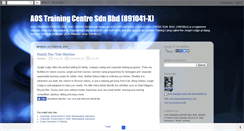 Desktop Screenshot of aostrainingcentre.blogspot.com