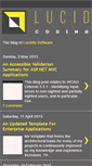 Mobile Screenshot of lucidcoding.blogspot.com
