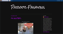 Desktop Screenshot of paroozfashions.blogspot.com