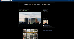 Desktop Screenshot of evantaylorphoto.blogspot.com