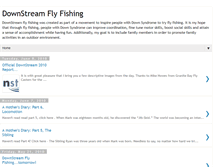 Tablet Screenshot of downstreamfishing.blogspot.com