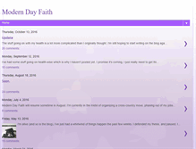 Tablet Screenshot of moderndayfaith.blogspot.com