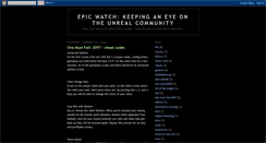 Desktop Screenshot of epicwatch.blogspot.com